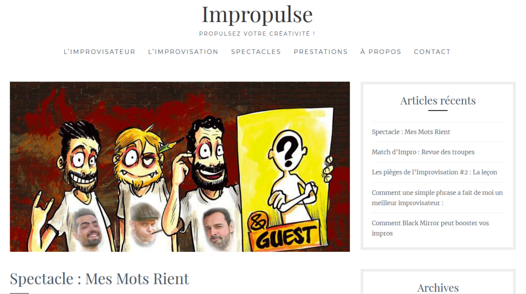 Avis sur l'Expérience Inoubliable par le site Impropulse