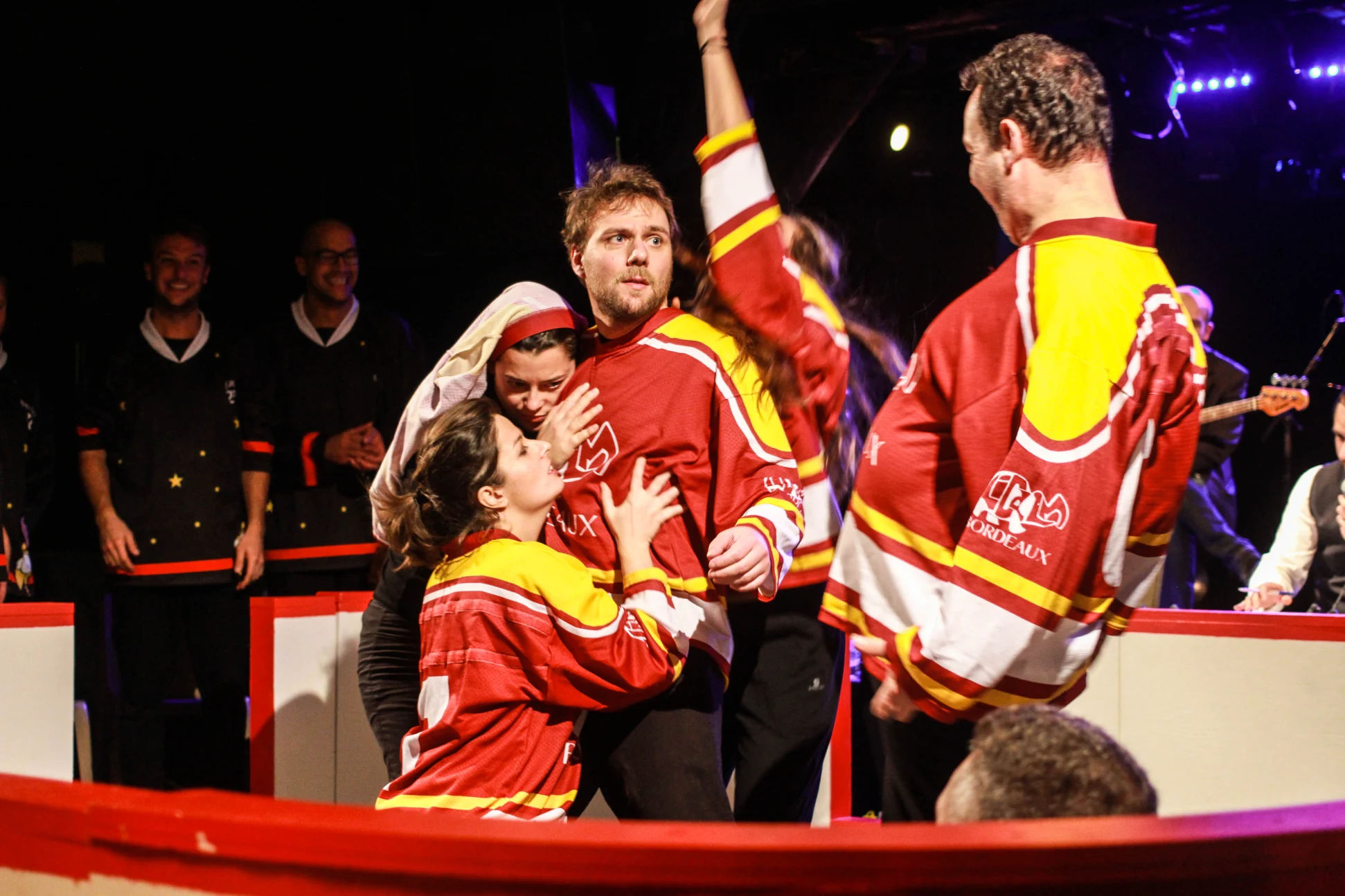 Match d'Impro mesurant Hero Corp à la CIA